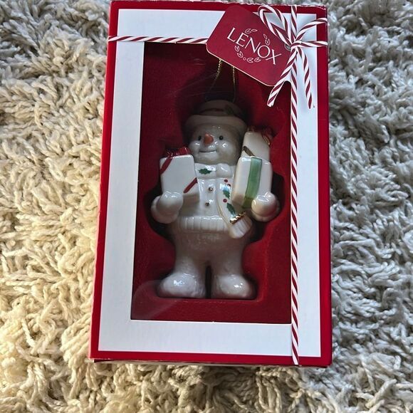 NIB Lenox Snowman Christmas ornament - Picture 1 of 9
